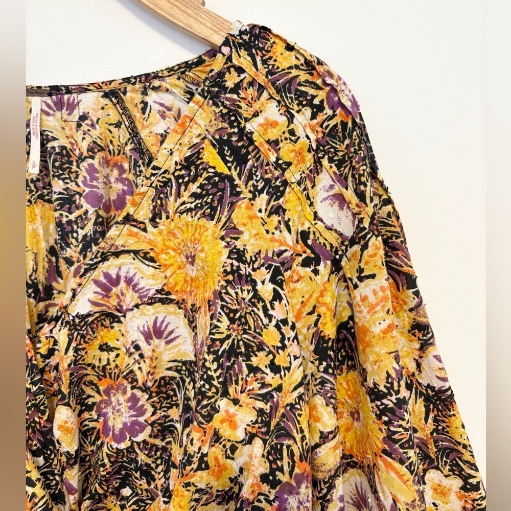 Free people party playlist wrap blouse, sz : small - Picture 11 of 15